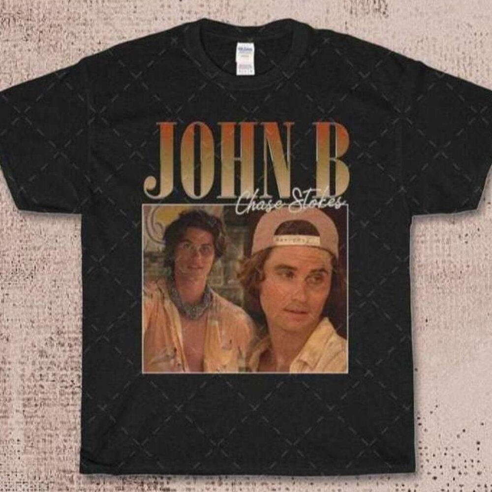 Outer Banks John B Chase Pogue Life Fan Graphic T-Shirt .
